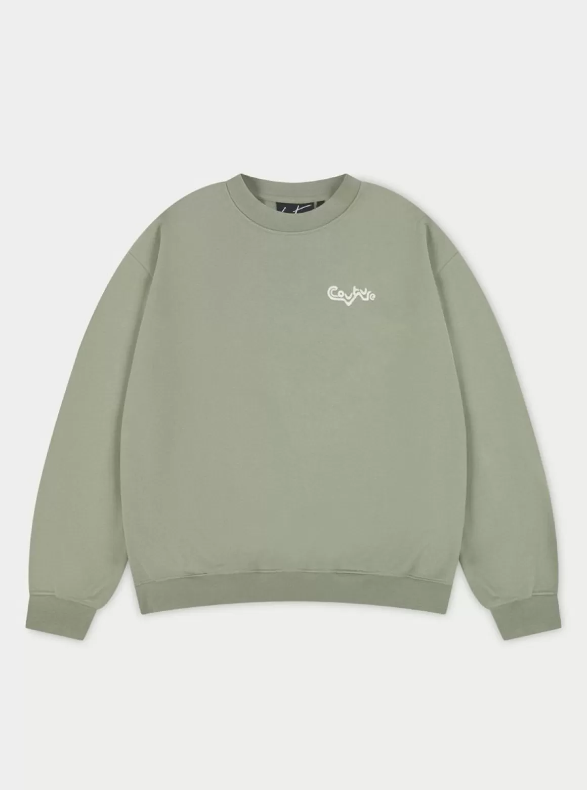 The Couture Club Sweatshirts>Couture Abstract Crew Sage