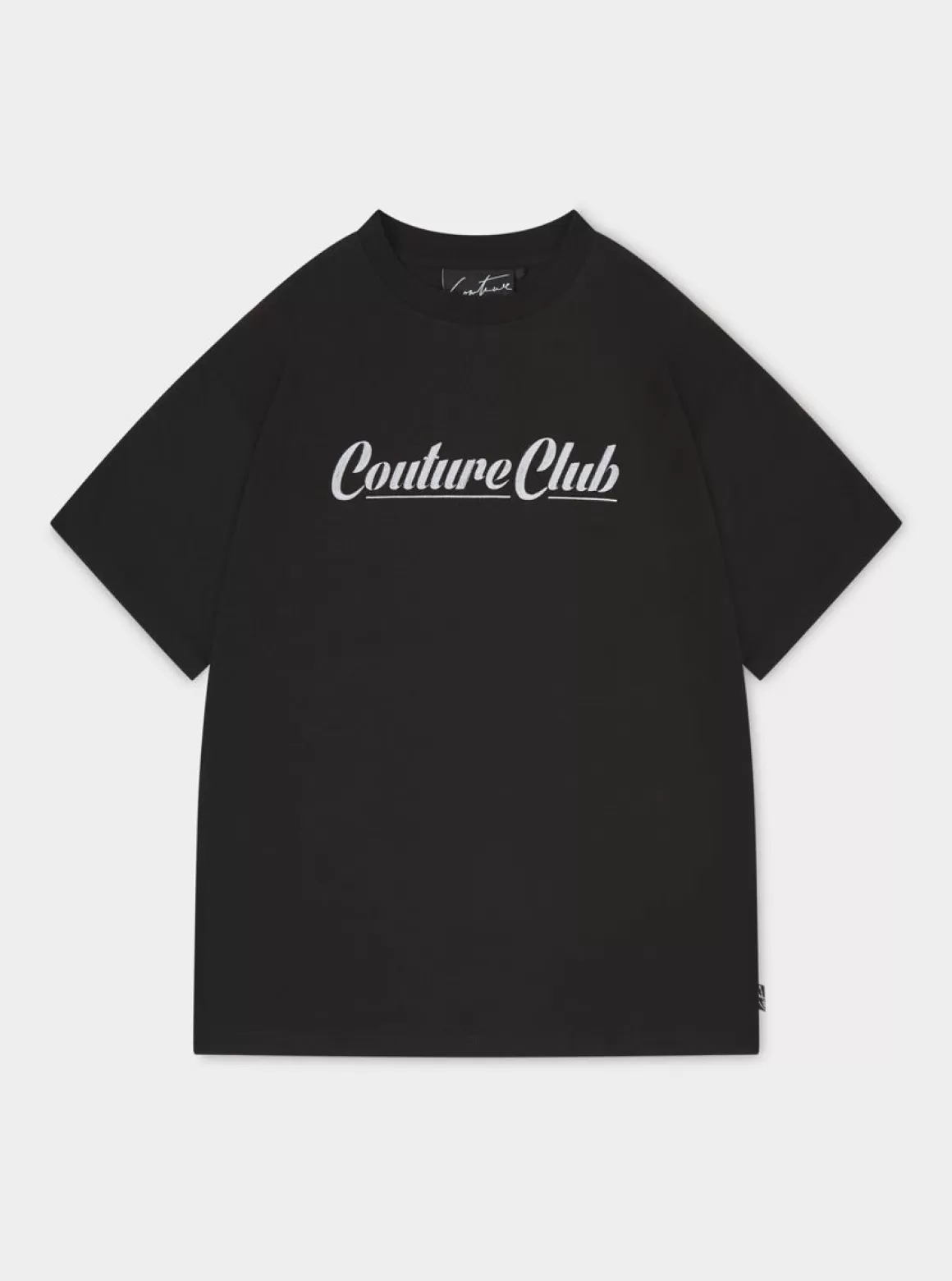 The Couture Club T-Shirts>Couture Chainstitch T-Shirt Black