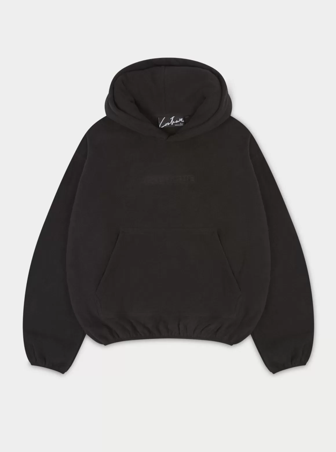 The Couture Club Hoodies>Couture Teddy Fleece Hoodie Black