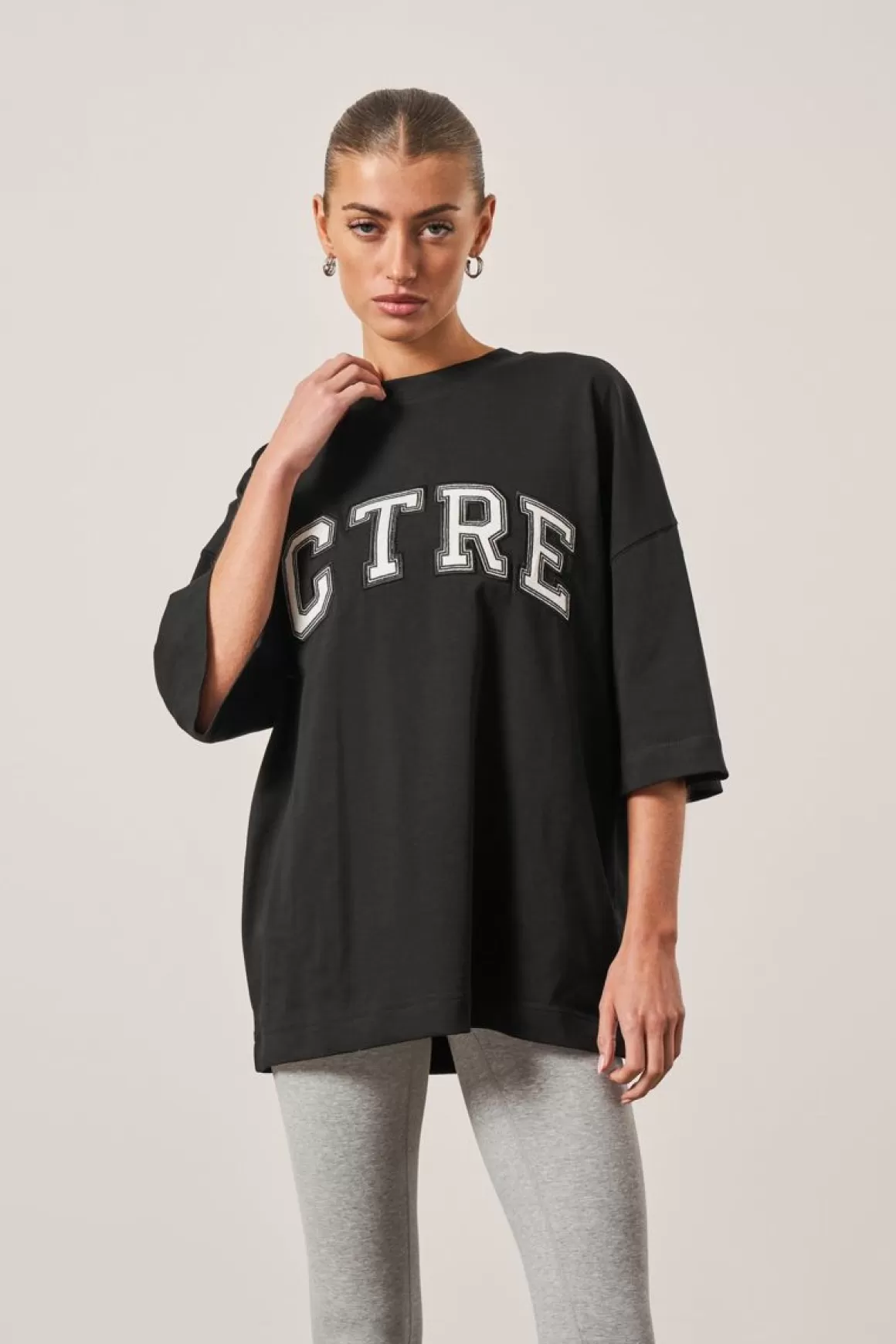 The Couture Club T-Shirts>Ctre Boxy Fit T-Shirt Black