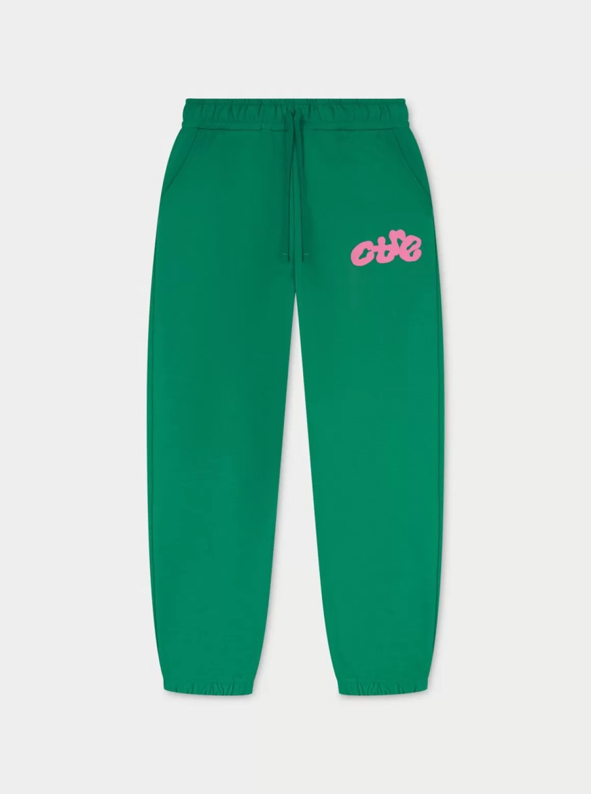 The Couture Club Tracksuits>Ctre Bubble Relaxed Joggers Green