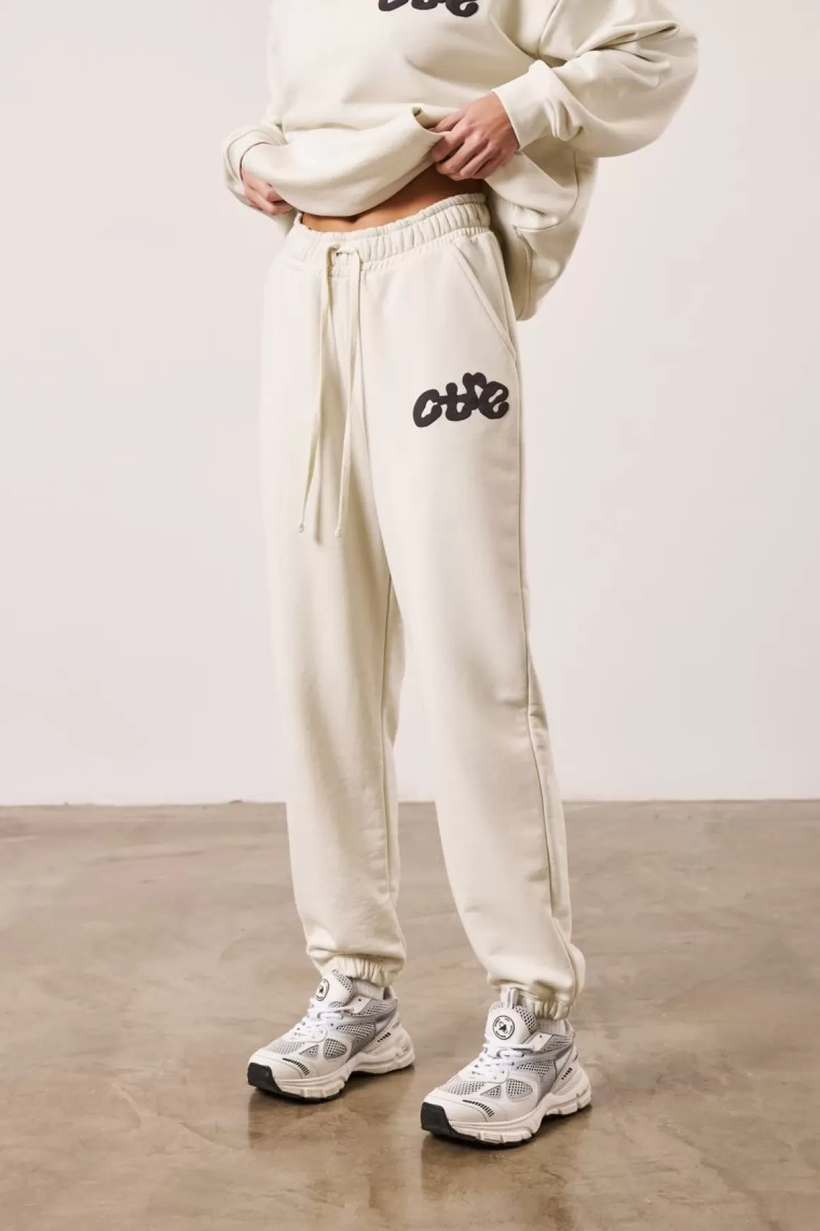 The Couture Club Tracksuits>Ctre Bubble Relaxed Joggers Stone