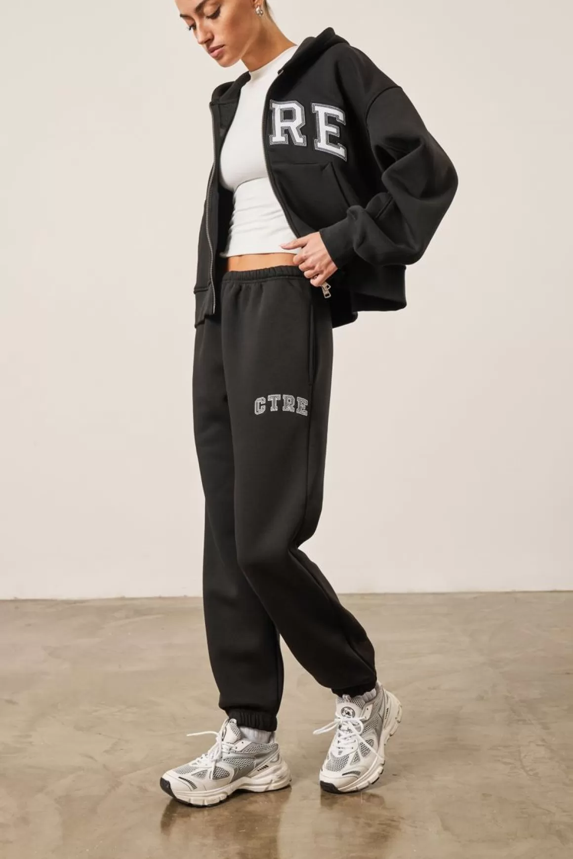 The Couture Club Tracksuits>Ctre Relaxed Joggers Black