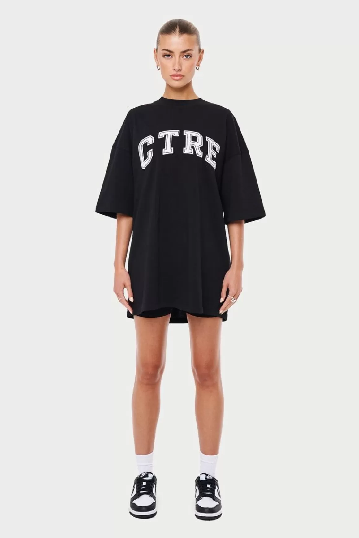 The Couture Club Dresses>Ctre T-Shirt Dress Black