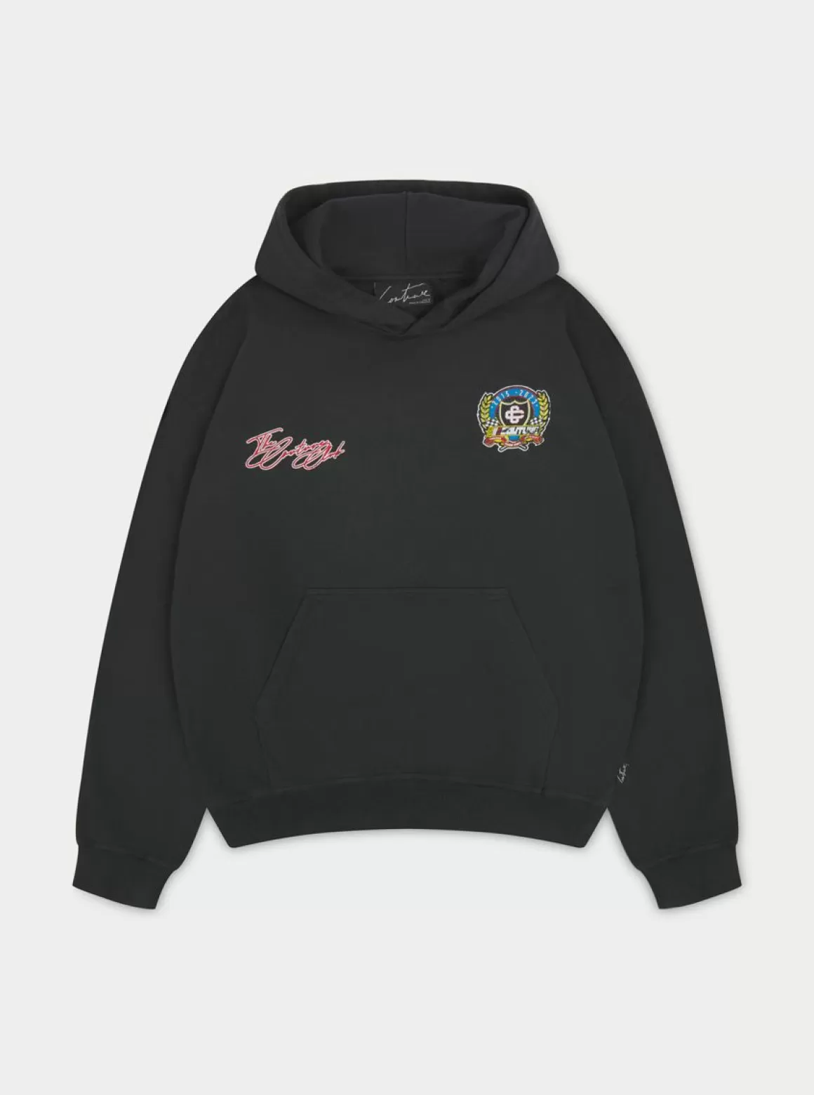 The Couture Club Hoodies>Emblem Anniversary Hoodie Washedblack