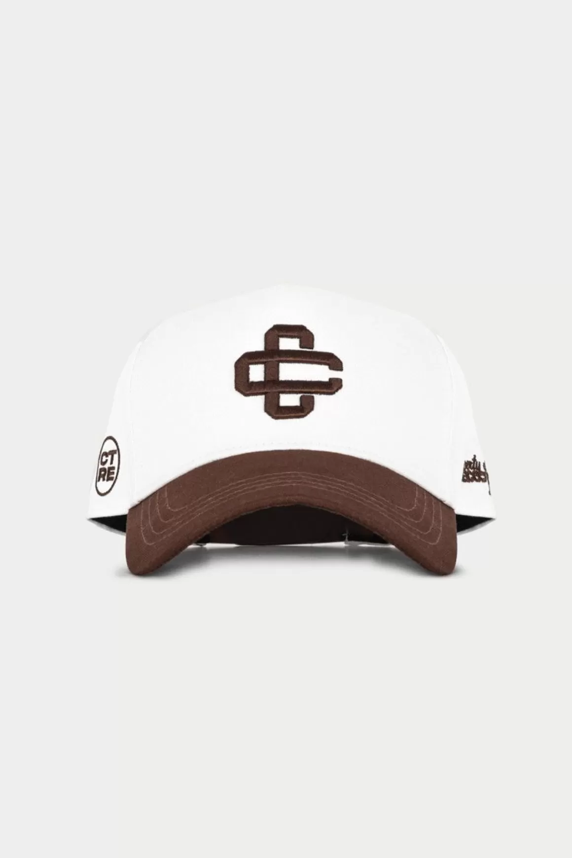 The Couture Club Caps & Hats>Emblem Colour Block Cap Brown