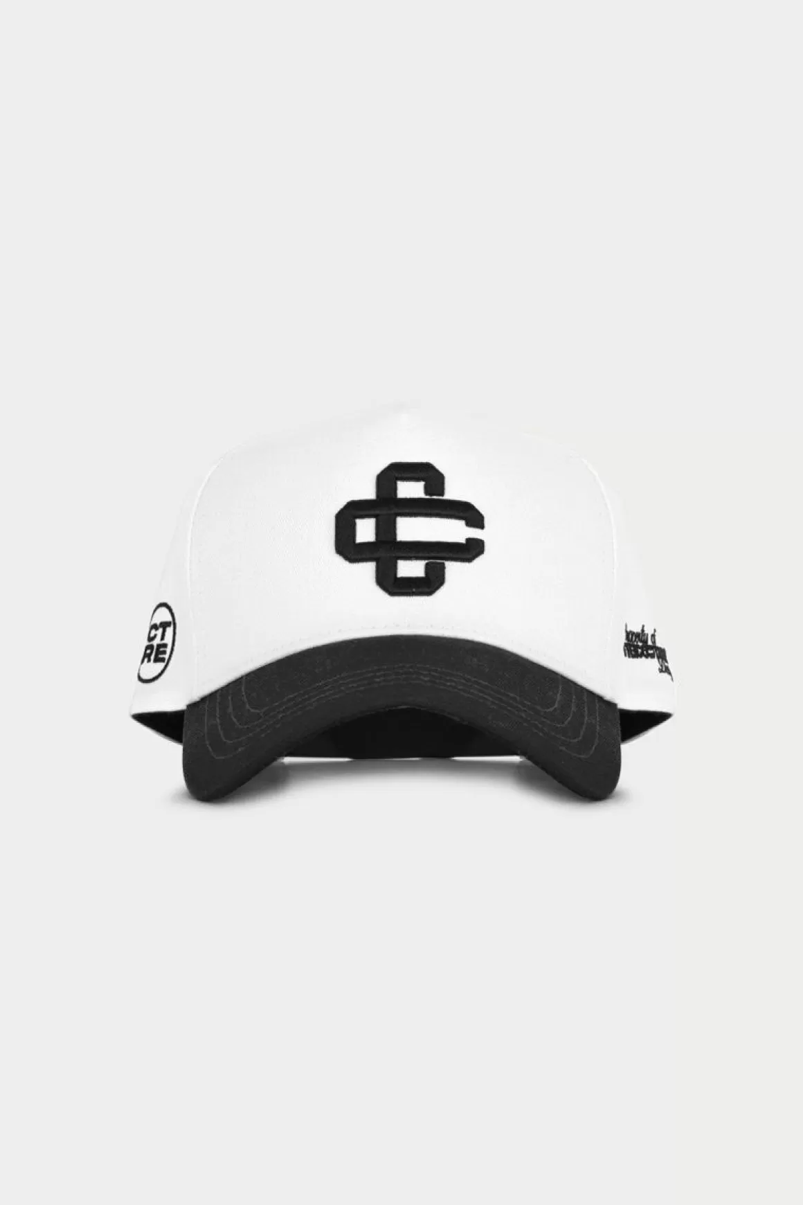 The Couture Club Caps & Hats>Emblem Colour Block Cap Black