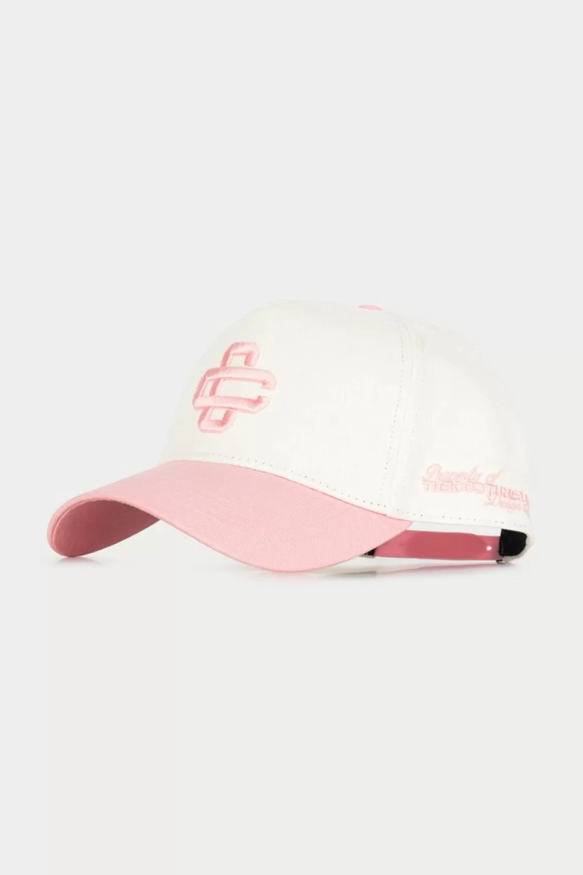 The Couture Club Caps & Hats>Emblem Colour Block Cap Pink