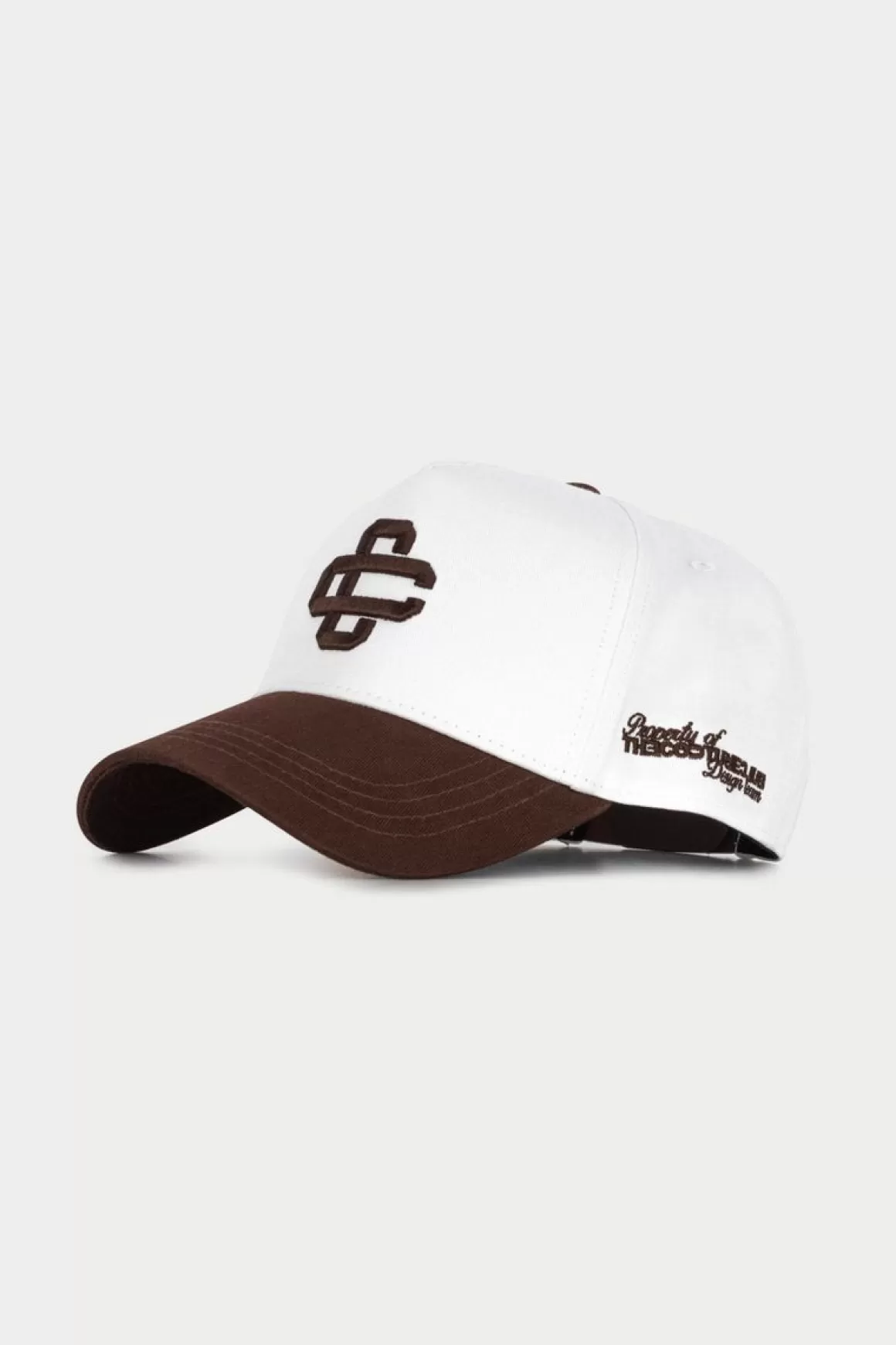 The Couture Club Caps & Hats>Emblem Colour Block Cap Brown