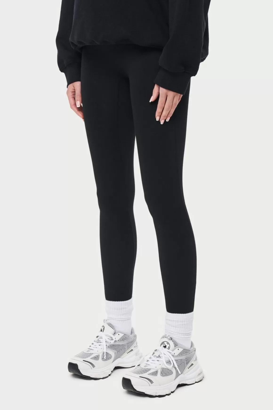 The Couture Club Leggings>Emblem Sculpting Stretch Leggings Black