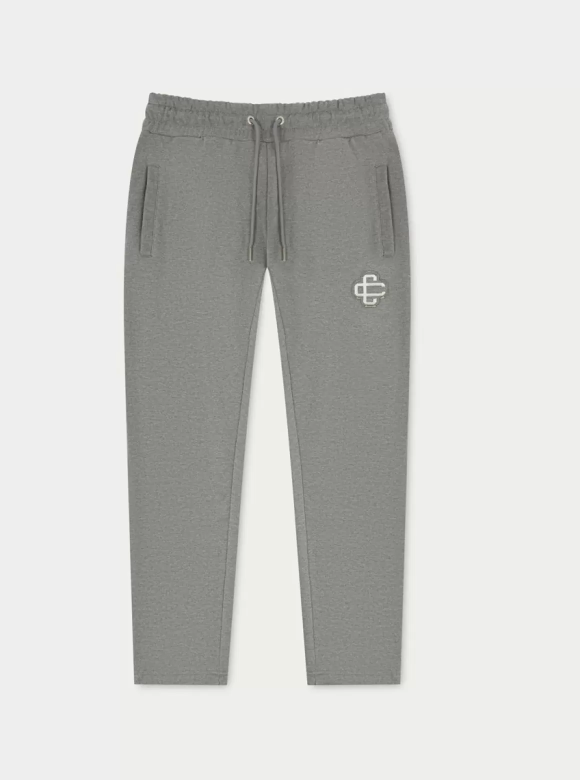 The Couture Club Bottoms>Emblem Slim Fit Jogger Greymarl