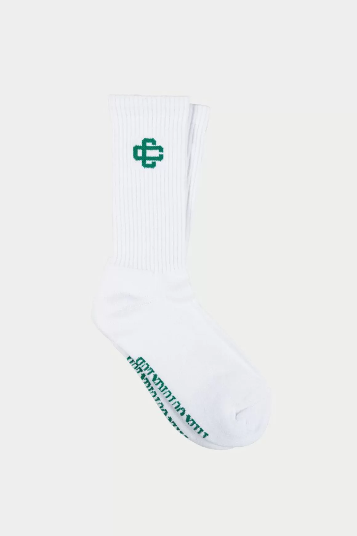 The Couture Club Socks>Emblem Sports Sock Green