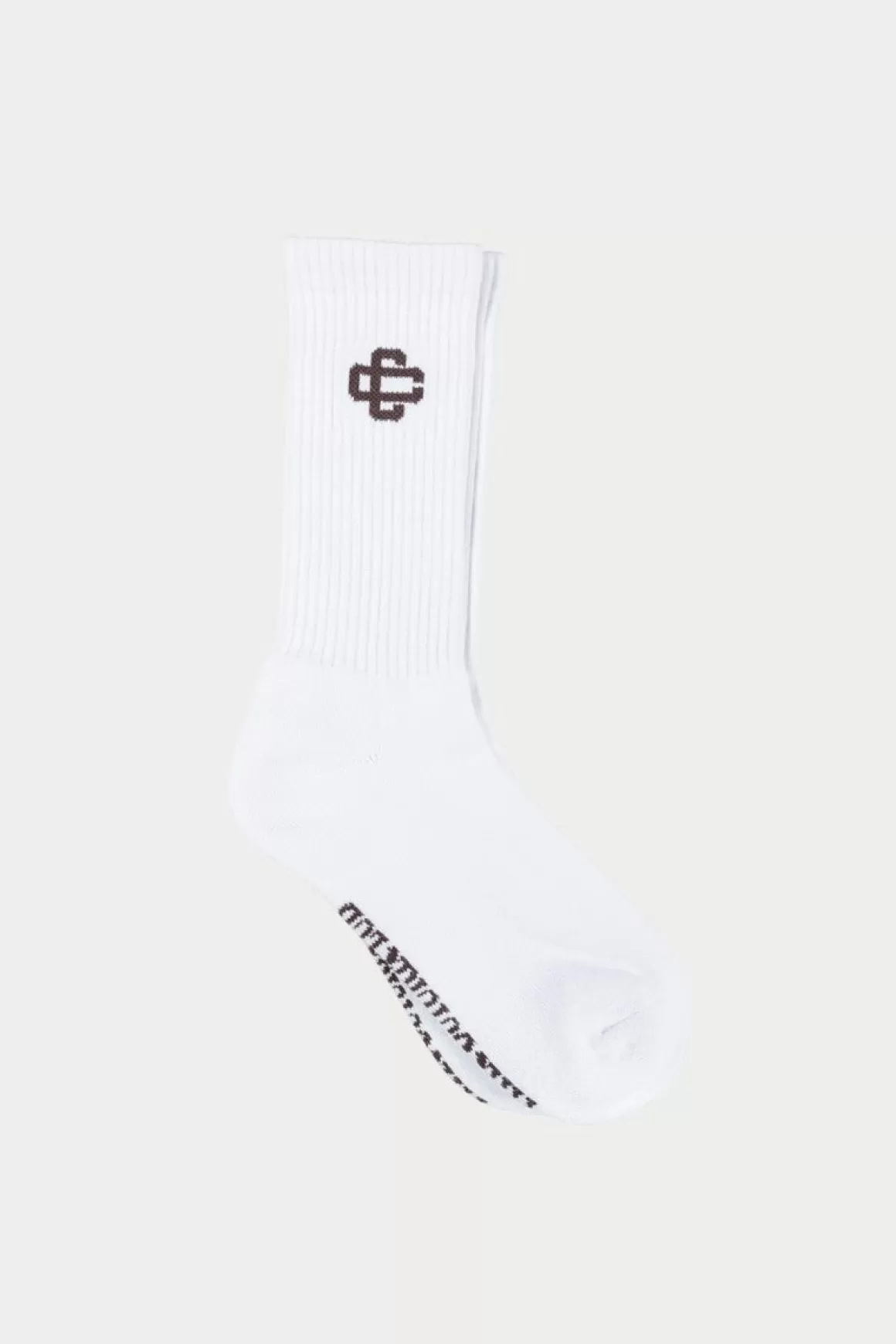 The Couture Club Socks>Emblem Sports Sock Brown