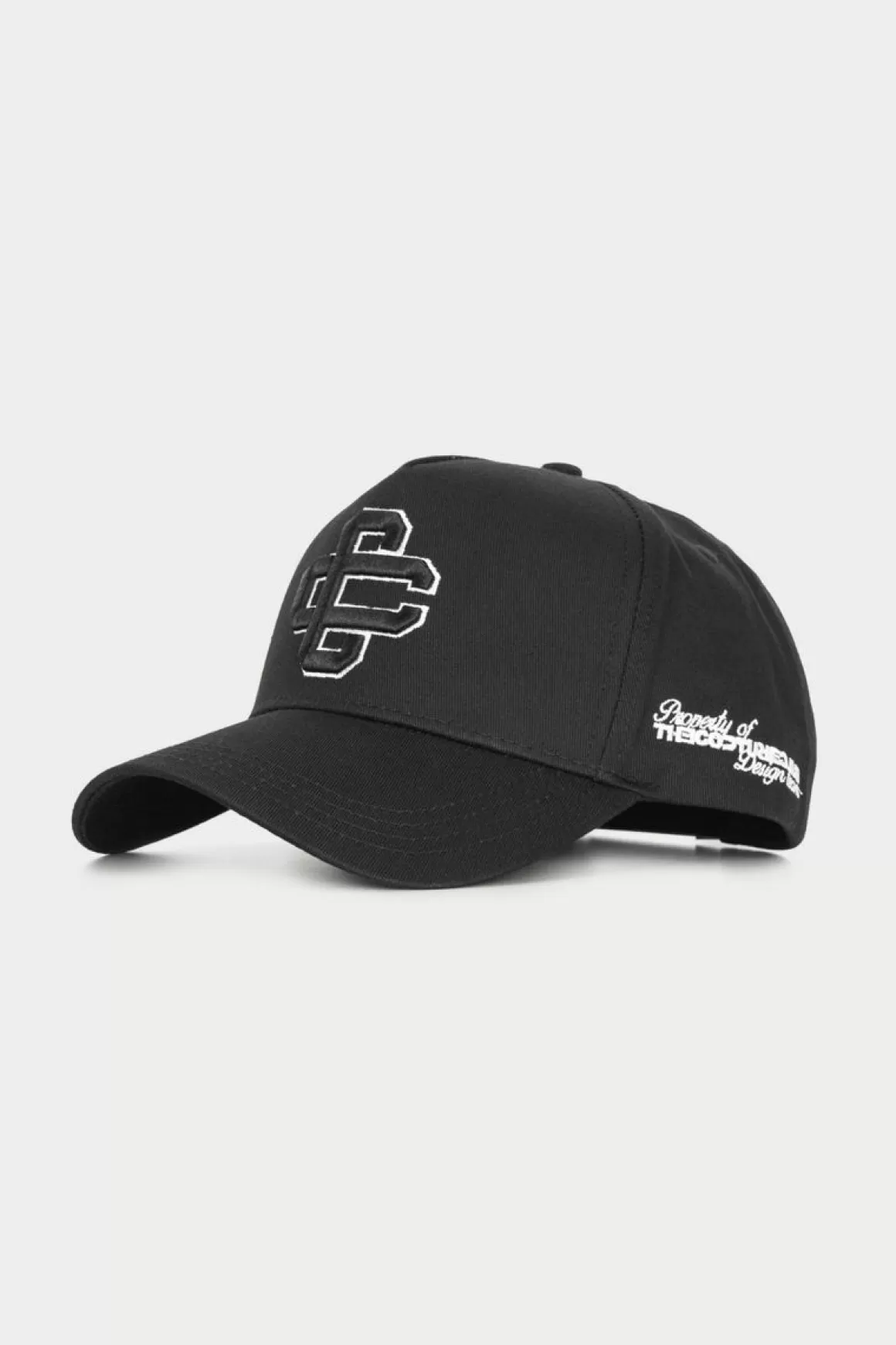 The Couture Club Caps & Hats>Emblem Trucker Cap Black