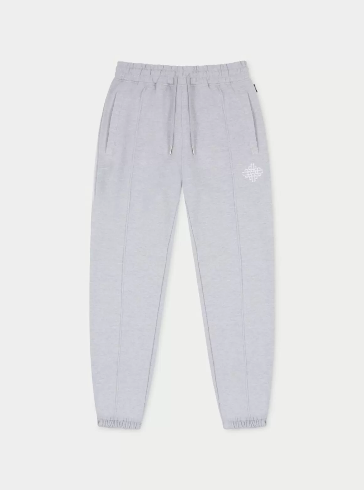 The Couture Club Bottoms>Embroidery Emblem Jogger Greymarl