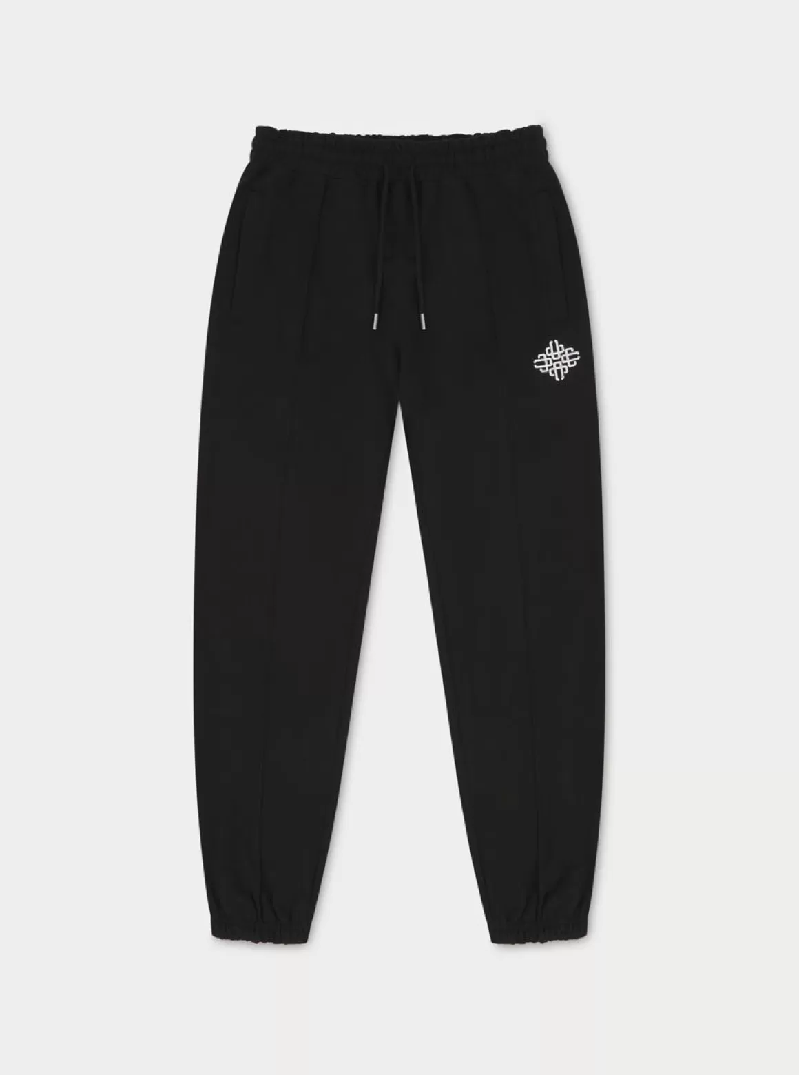 The Couture Club Tracksuits>Embroidery Emblem Jogger Black