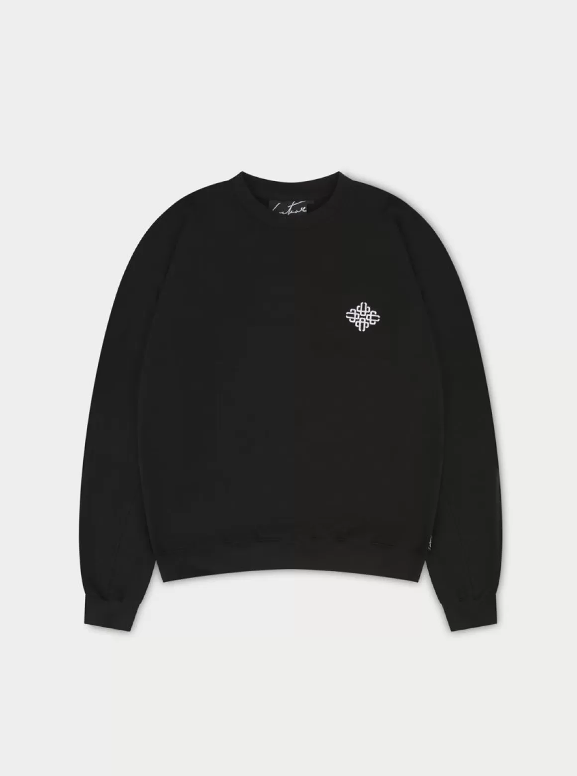 The Couture Club Tracksuits>Embroidery Emblem Sweatshirt Black