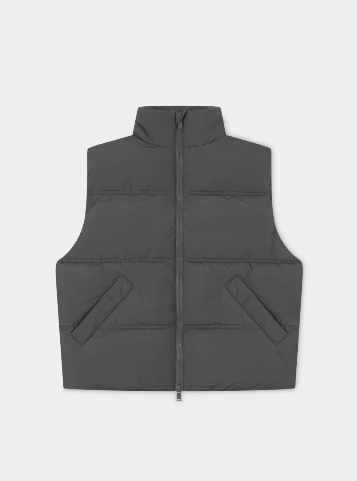 The Couture Club Coats & Jackets>Essentials Matte Gilet Charcoal