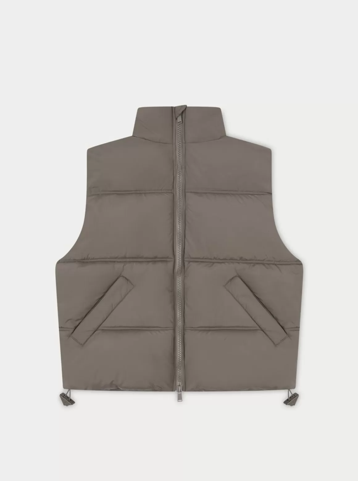 The Couture Club Coats & Jackets>Essentials Matte Gilet Brown