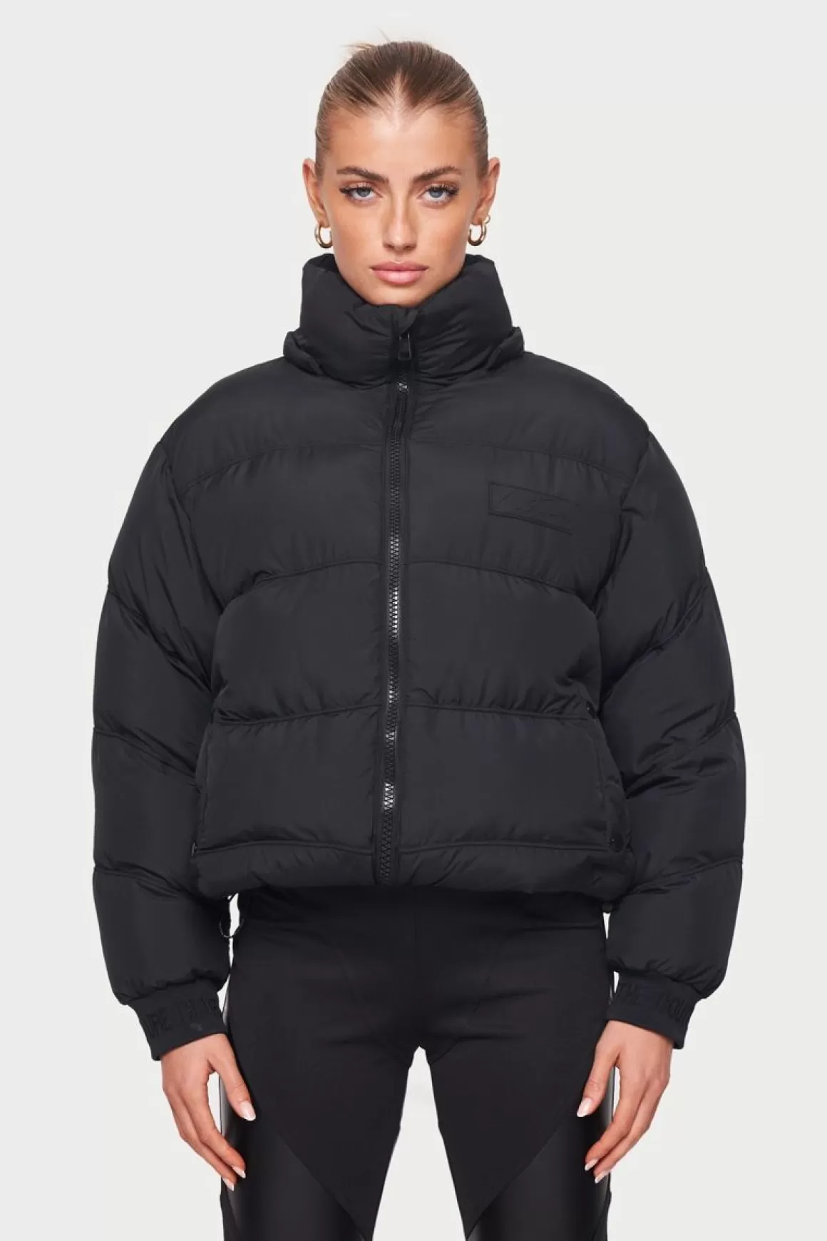 The Couture Club Coats & Jackets>Essentials Matte Puffer Black