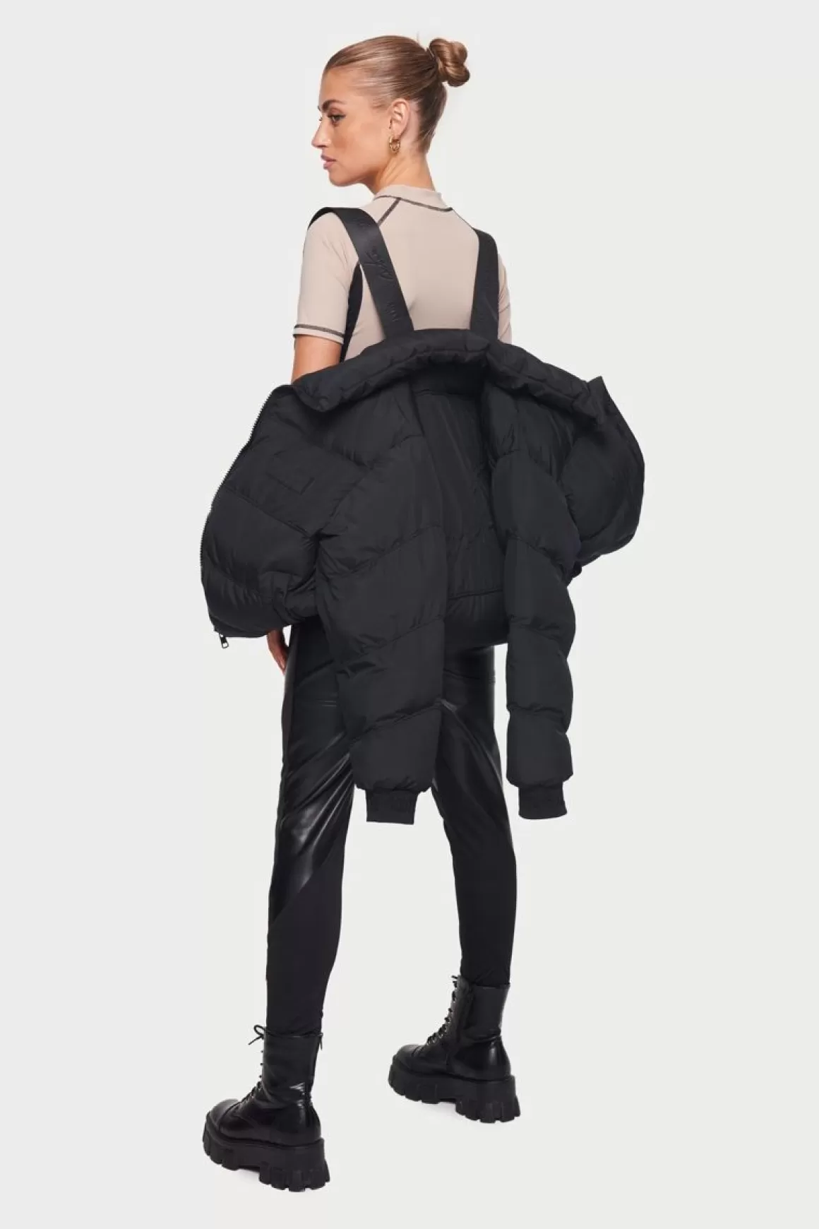 The Couture Club Coats & Jackets>Essentials Matte Puffer Black