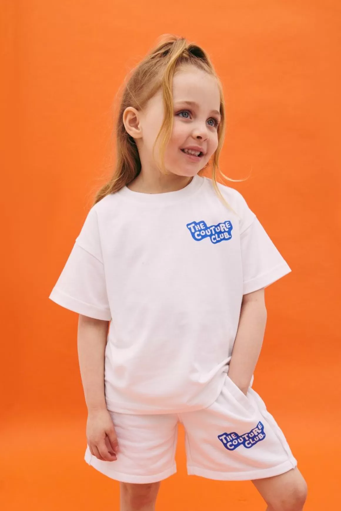 The Couture Club T-Shirts>Kids Bubble Print T-Shirt White