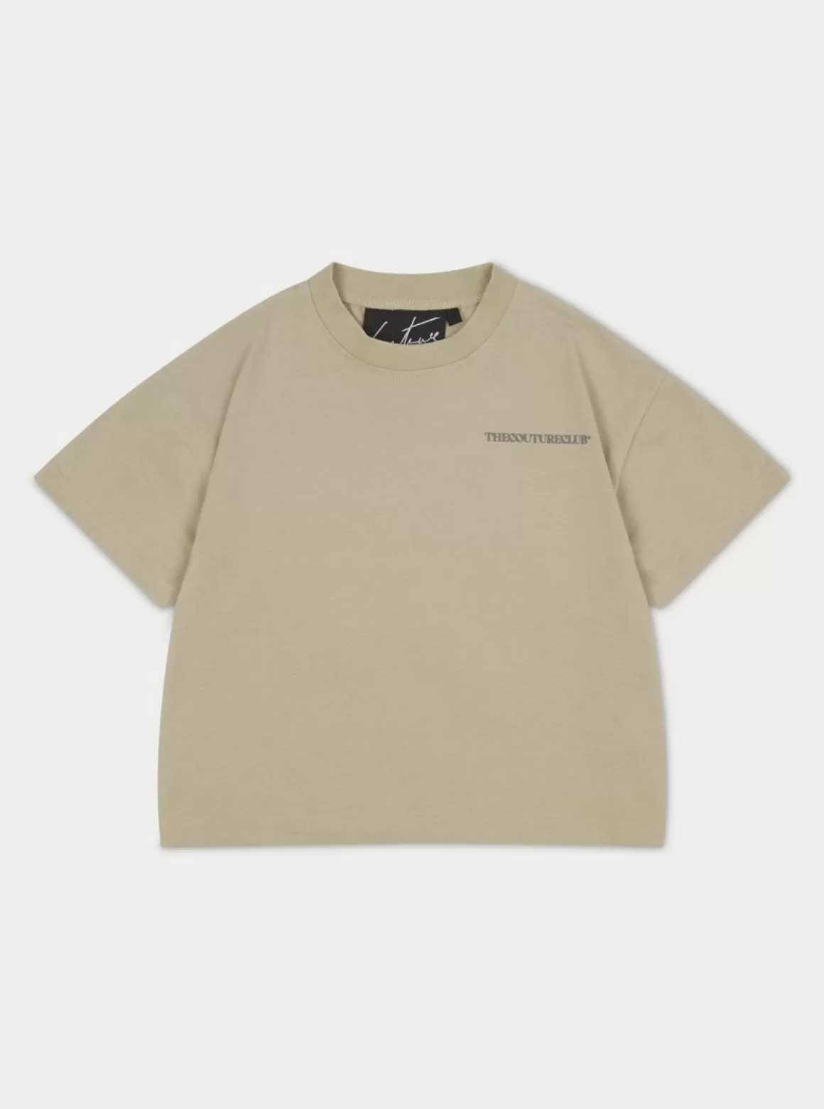 The Couture Club T-Shirts>Kids Copyright T-Shirt Beige