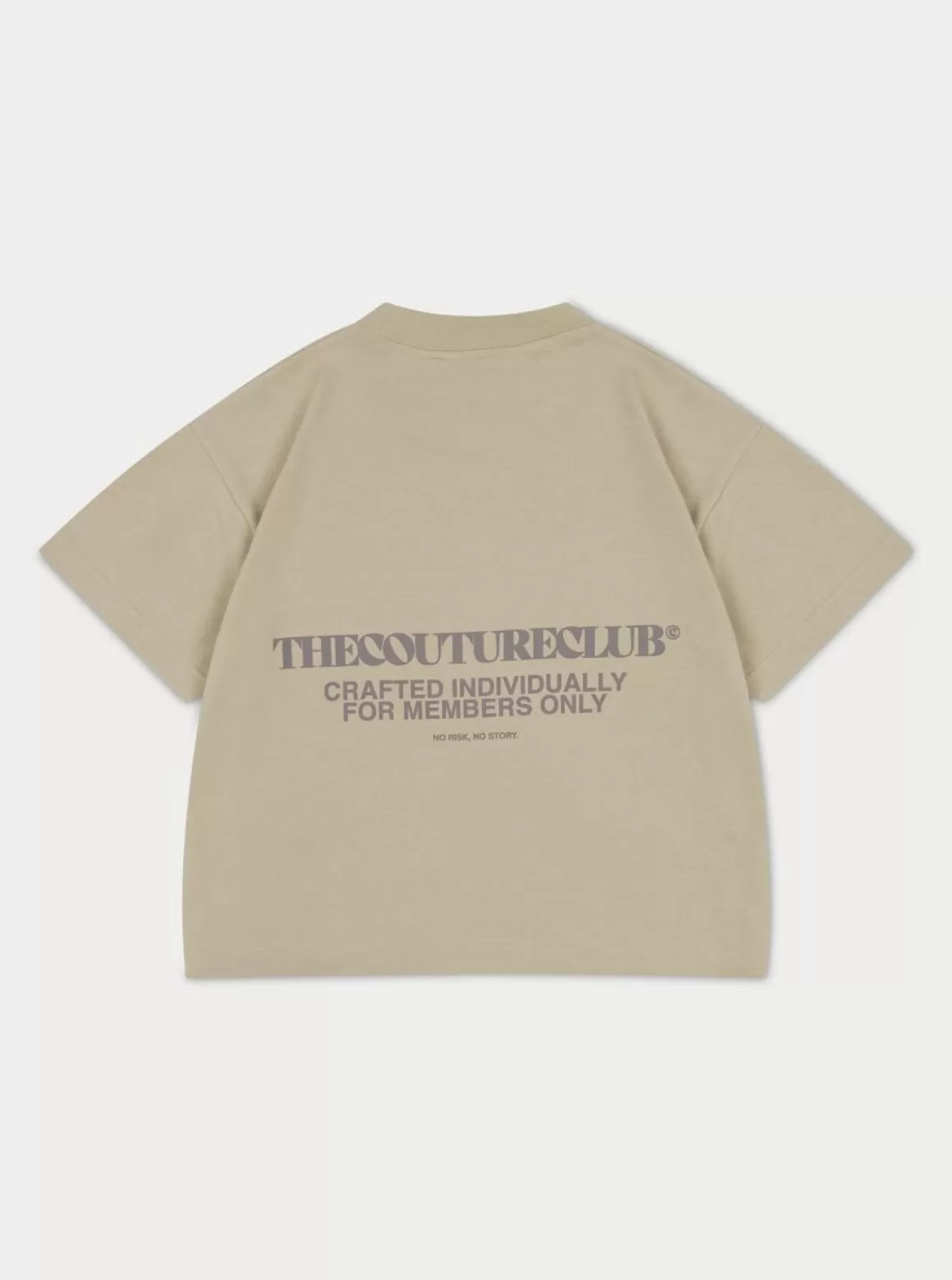 The Couture Club T-Shirts>Kids Copyright T-Shirt Beige