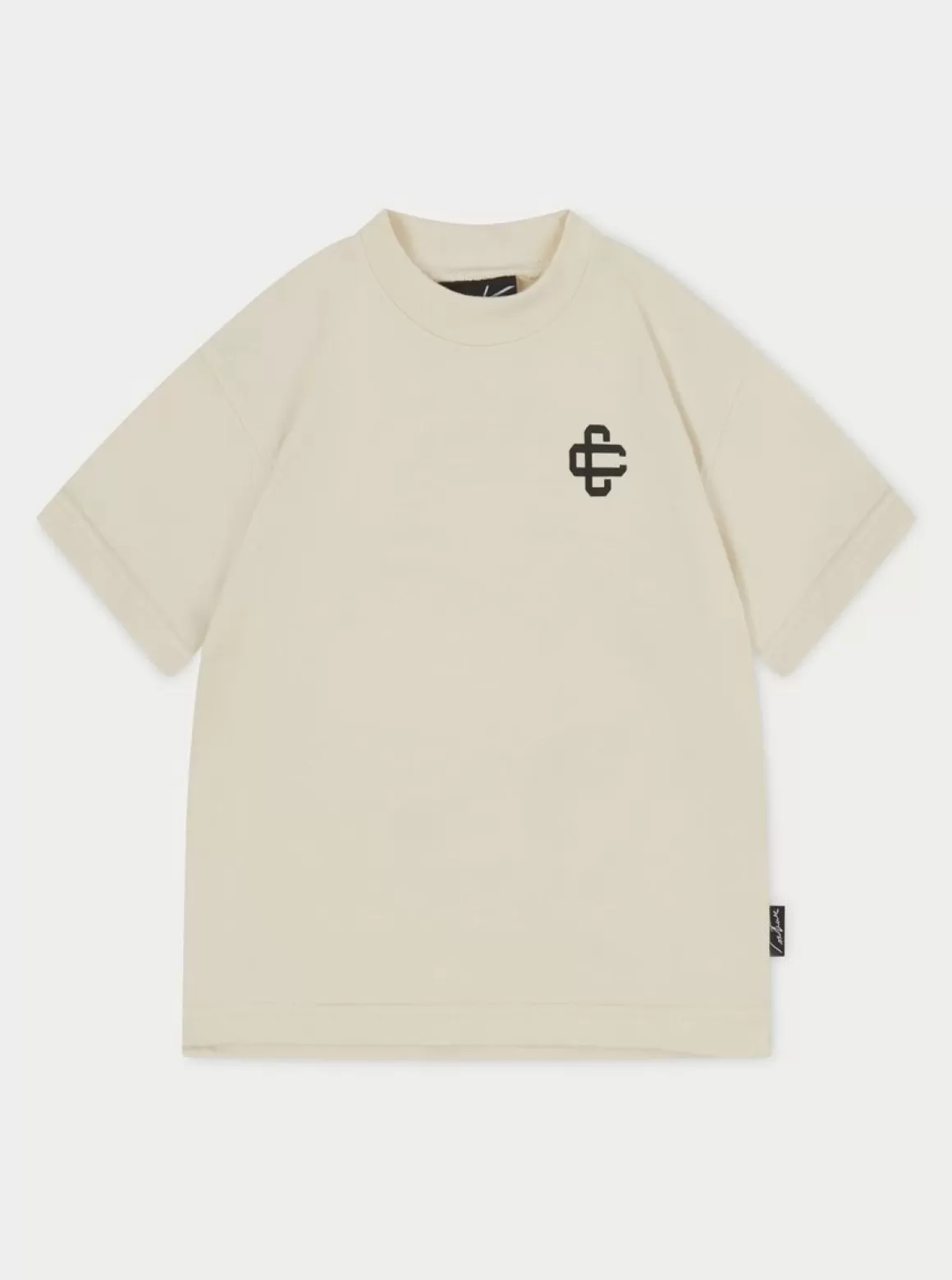 The Couture Club T-Shirts>Kids Emblem Puff Print T-Shirt Offwhite