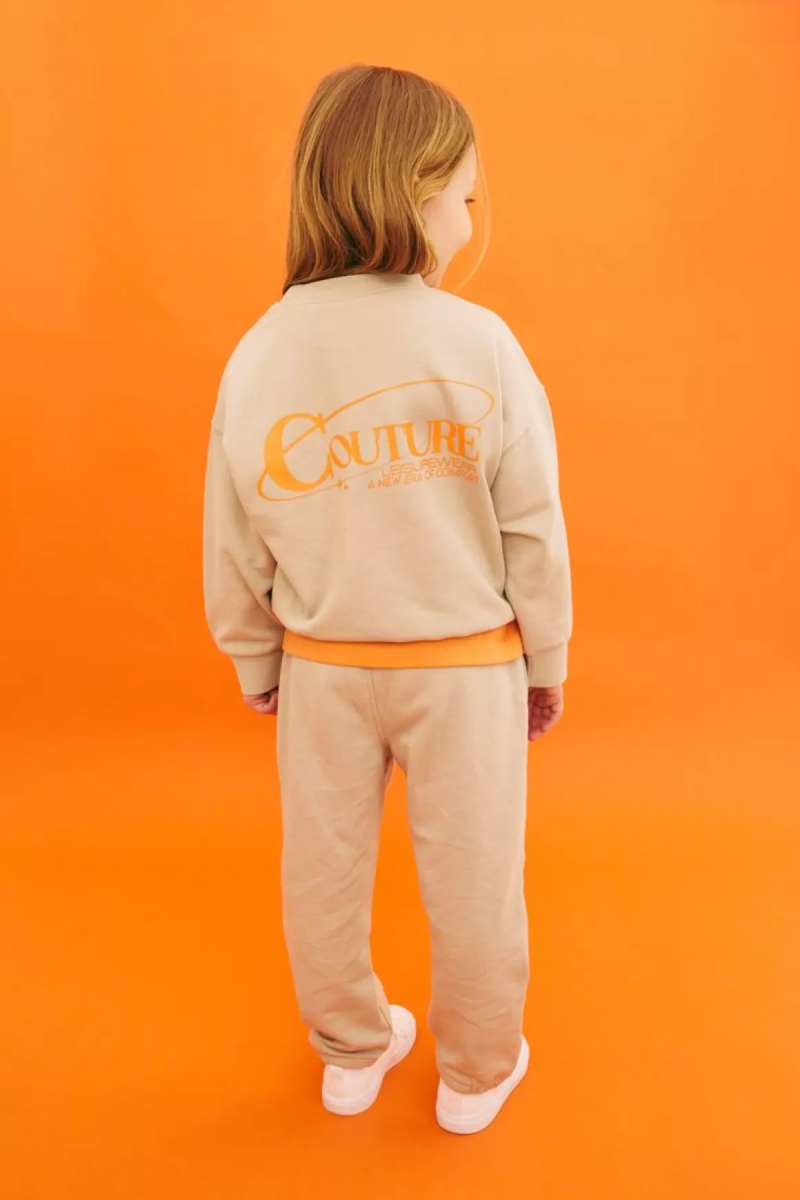 The Couture Club Tracksuits & Sets>Kids Globe Joggers Beige