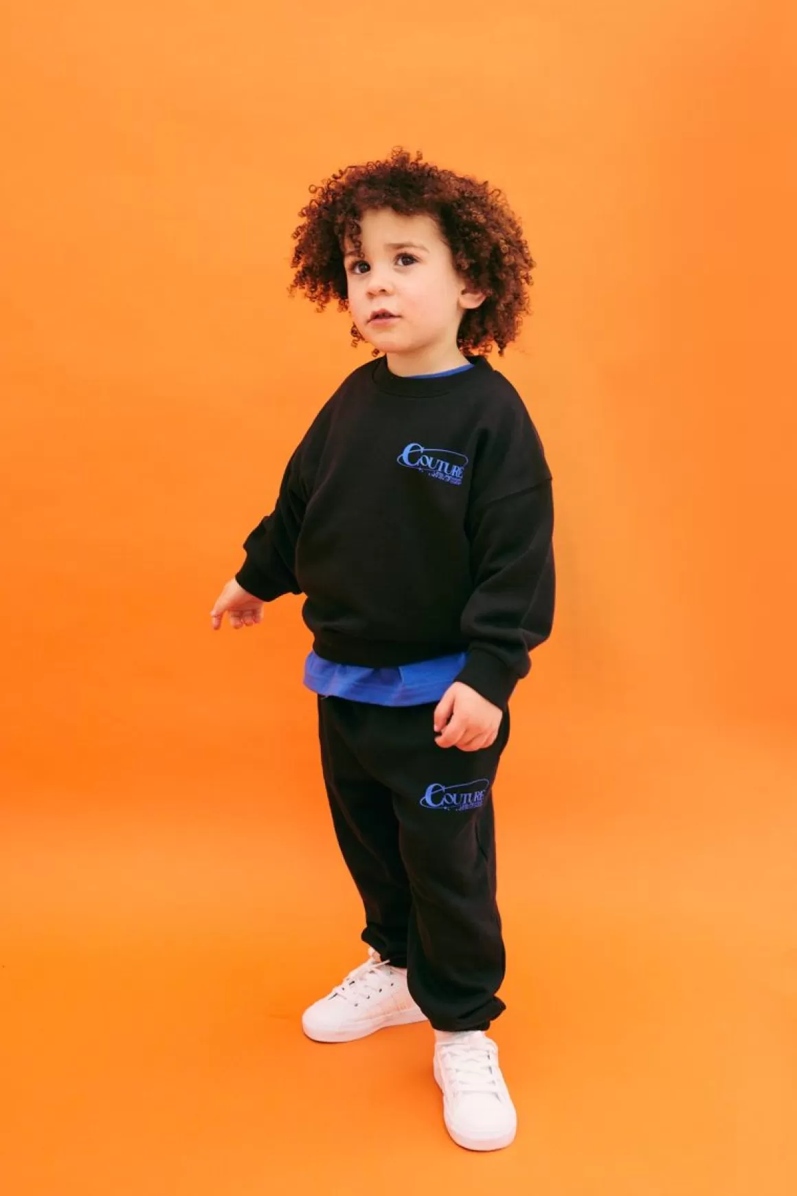 The Couture Club Tracksuits & Sets>Kids Globe Joggers Black