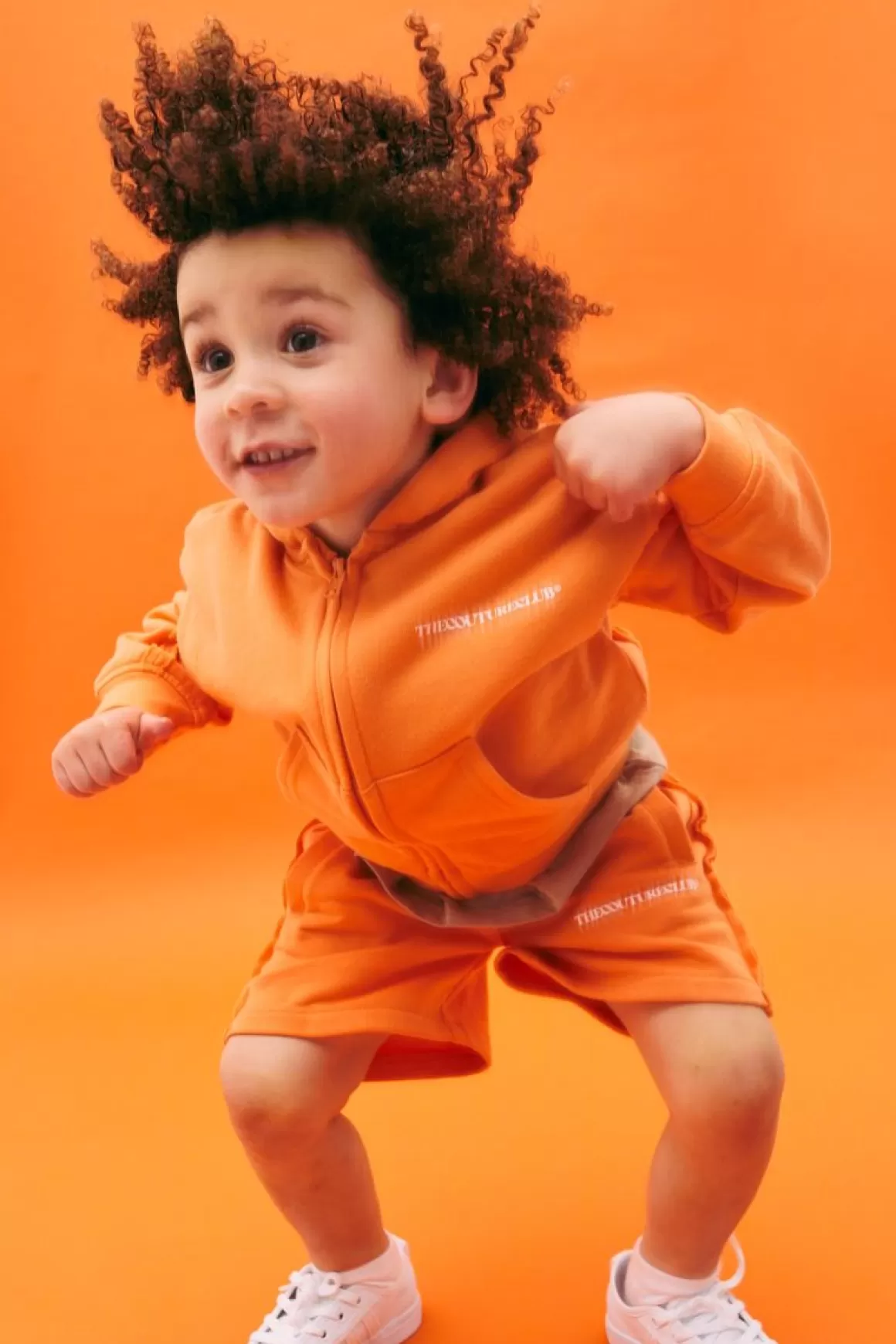 The Couture Club Shorts>Kids Raw Seam Shorts Orange