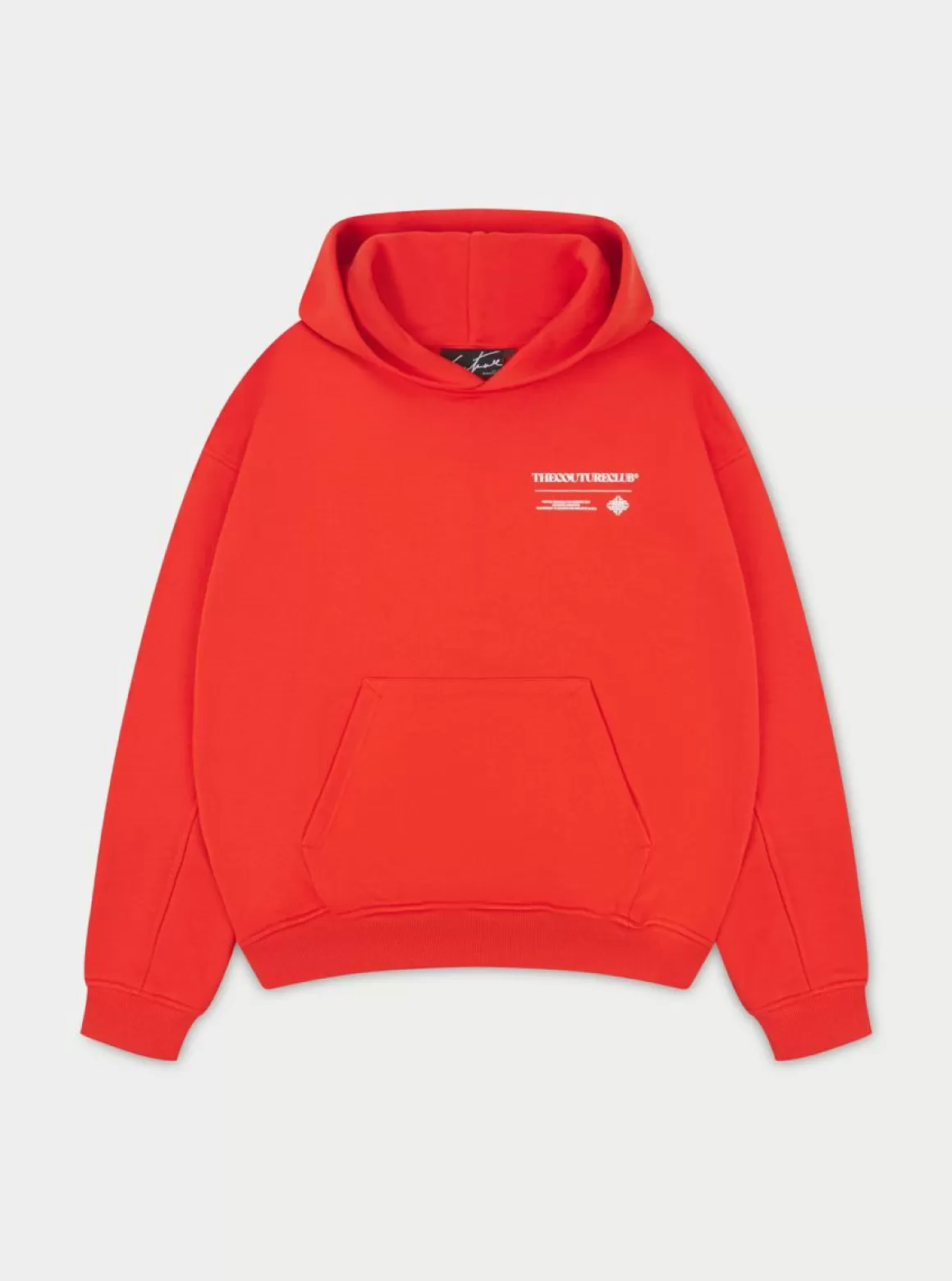 The Couture Club Hoodies>Multi Graphic Hoodie Red