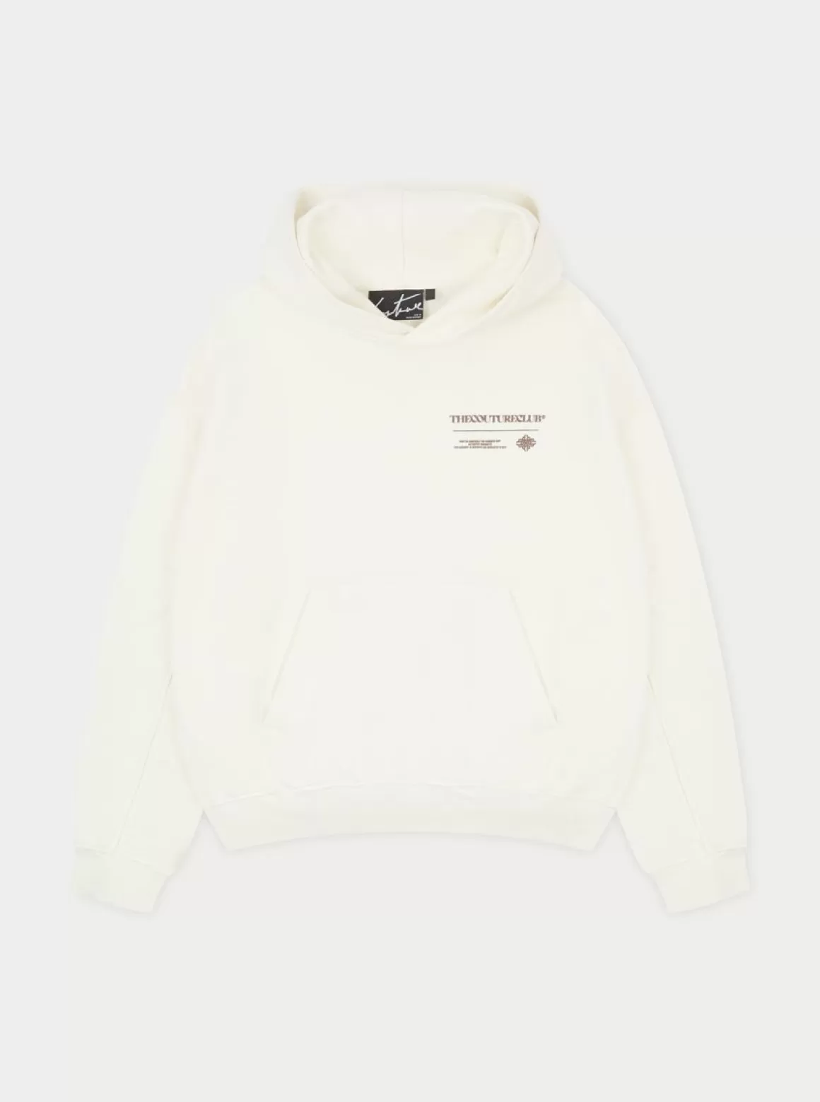 The Couture Club Hoodies>Multi Graphic Hoodie Offwhite