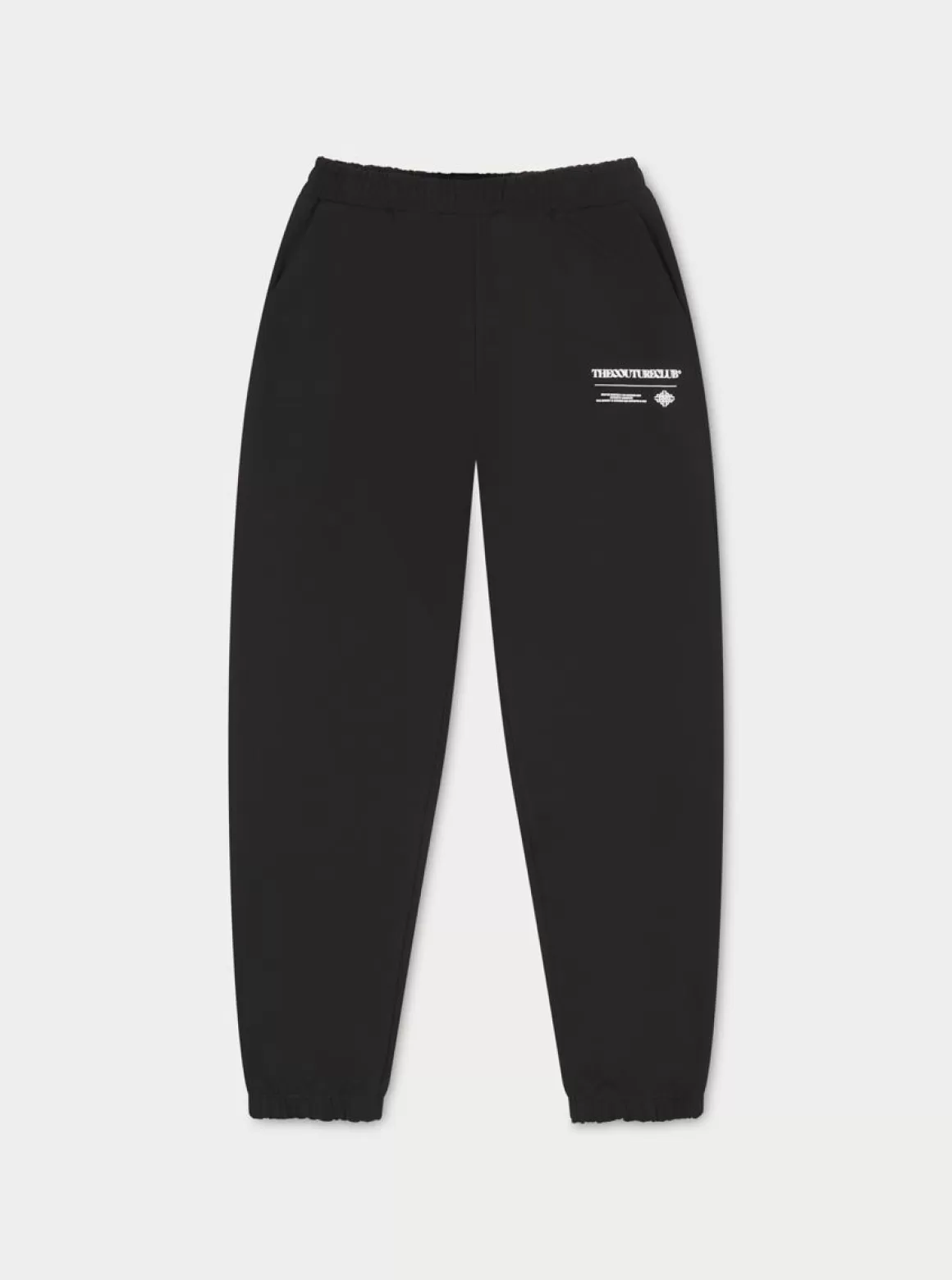 The Couture Club Joggers>Multi Graphic Relaxed Joggers Black