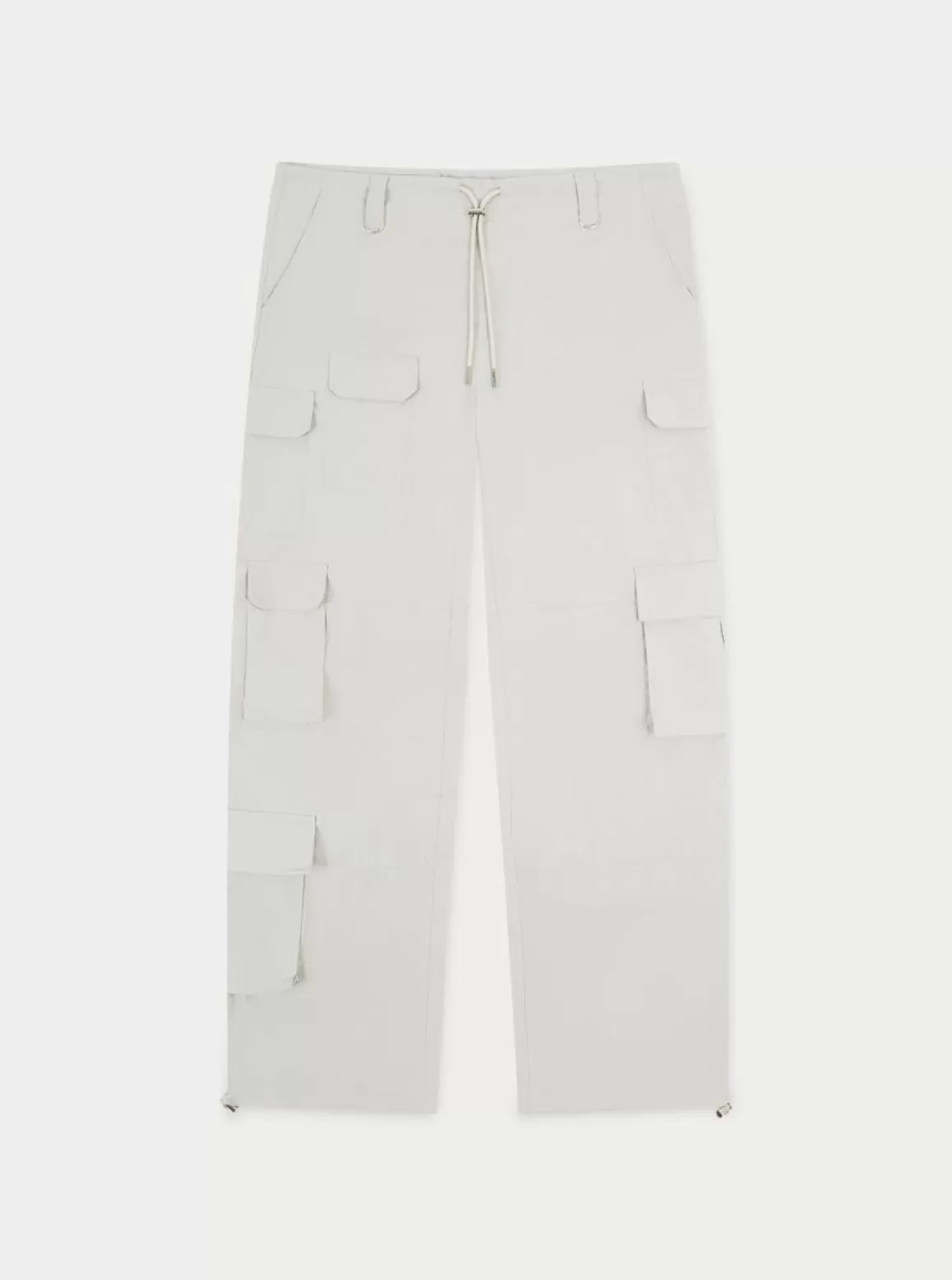 The Couture Club Cargos>Multi Pocket Oversized Cargos Grey