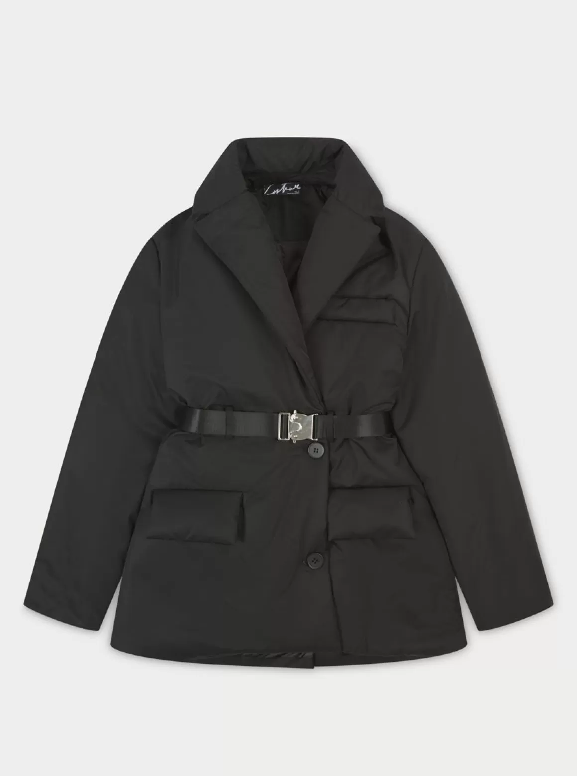 The Couture Club Coats & Jackets>Padded Blazer Coat Black