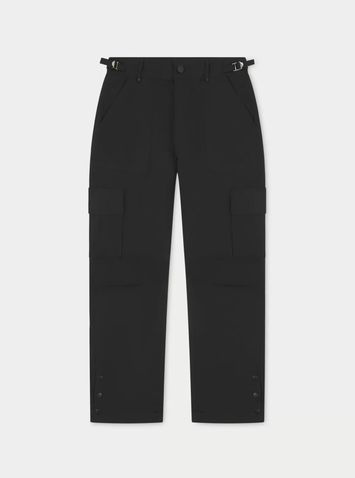 The Couture Club Cargo Pants>Ripstop Relaxed Cargo Trousers Black