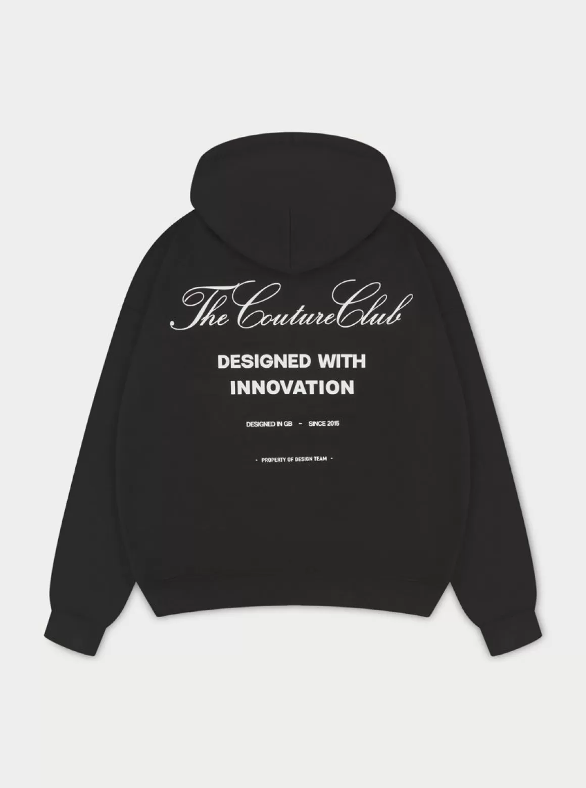 The Couture Club Hoodies>Script Multi Graphic Hoodie Black