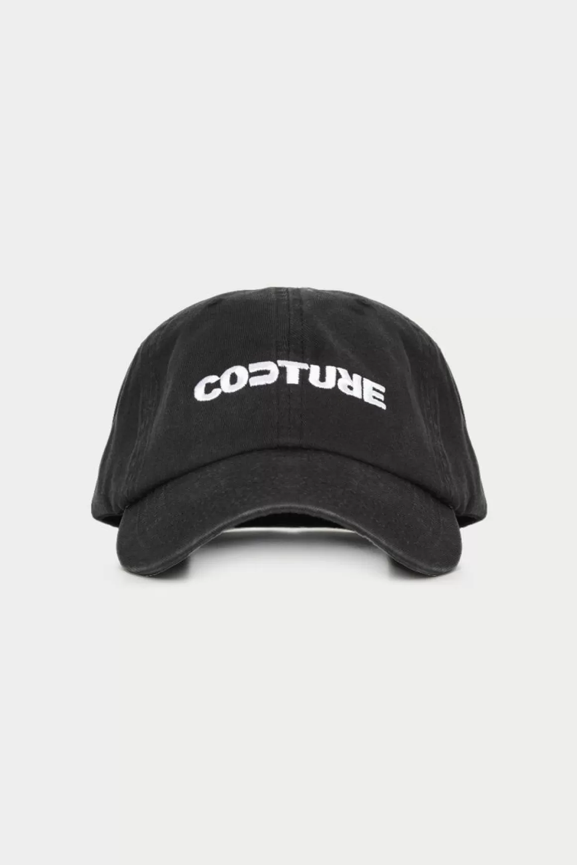 The Couture Club Caps & Hats>Soft Top Logo Cap Washedblack