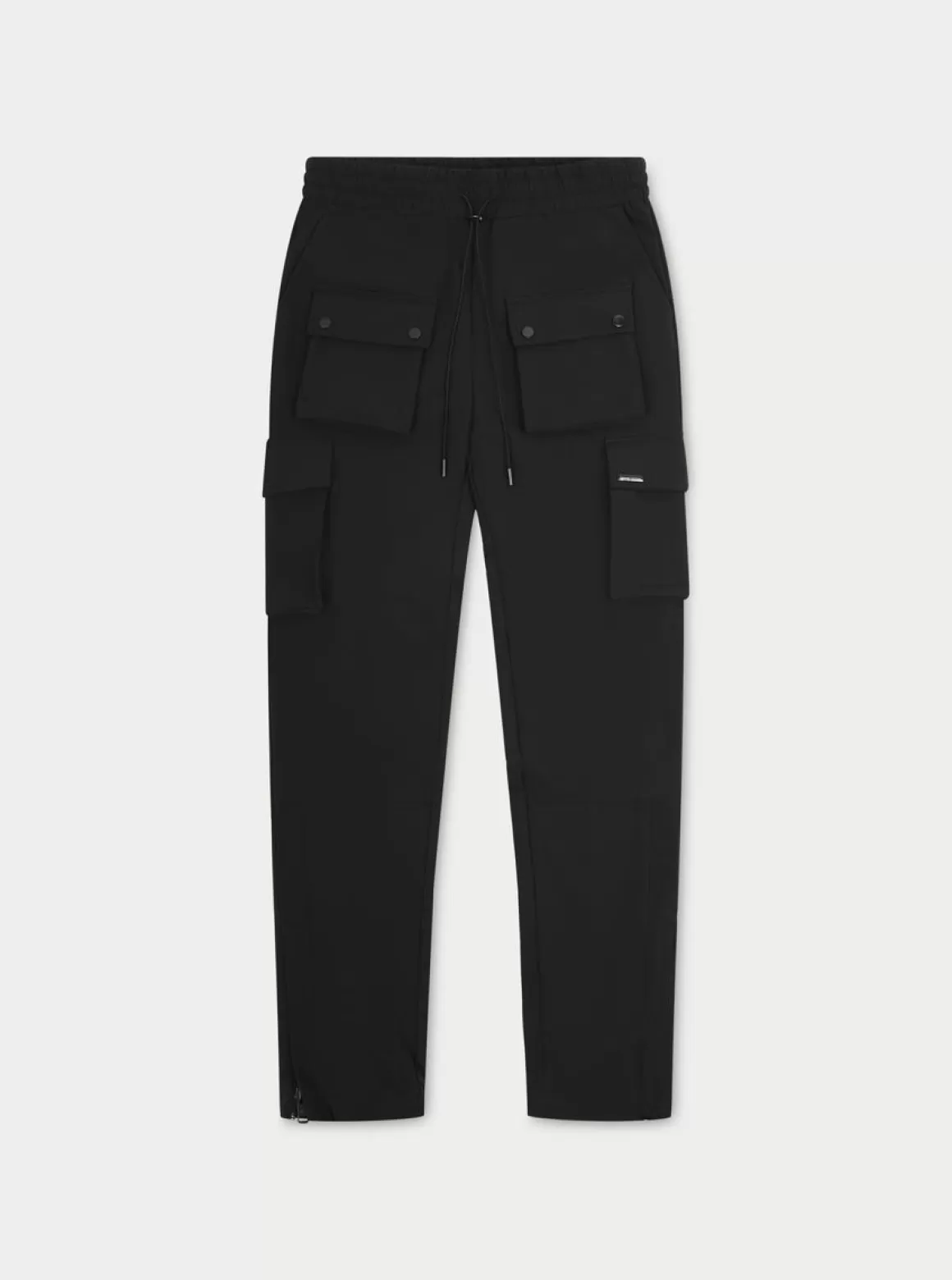 The Couture Club Cargo Pants>Technical Stretch Zip Cargo Pants Black